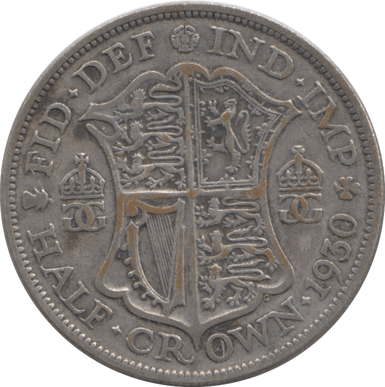 1930 HALFCROWN ( NF ) - Halfcrown - Cambridgeshire Coins