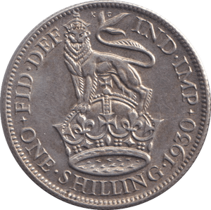 1930 SHILLING ( AUNC ) - SHILLING - Cambridgeshire Coins