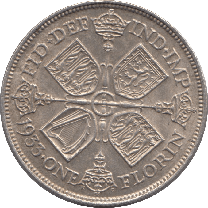 1933 FLORIN ( UNC ) - FLORIN - Cambridgeshire Coins