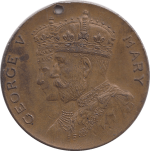 1935 COMMEMORATIVE GEORGE V AND MARY JUBILEE MEDALLION - MEDALS & MEDALLIONS - Cambridgeshire Coins