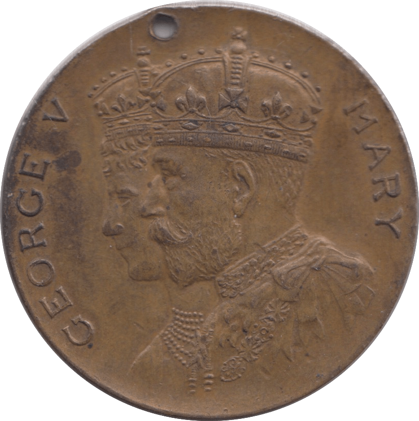 1935 COMMEMORATIVE GEORGE V AND MARY JUBILEE MEDALLION - MEDALS & MEDALLIONS - Cambridgeshire Coins