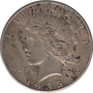 1935 PEACE DOLLAR USA SAN FRANCISCO MINT - WORLD COINS - Cambridgeshire Coins