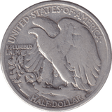 1935 SILVER HALF DOLLAR USA - WORLD COINS - Cambridgeshire Coins