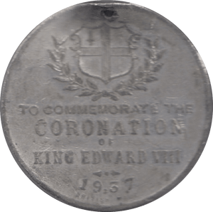 1937 CORONATION EDWARD VIII MEDALLION - MEDALS & MEDALLIONS - Cambridgeshire Coins