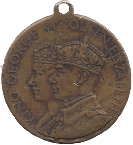 1937 ROWNTREES CORONATION MEDALLION - MEDALS & MEDALLIONS - Cambridgeshire Coins