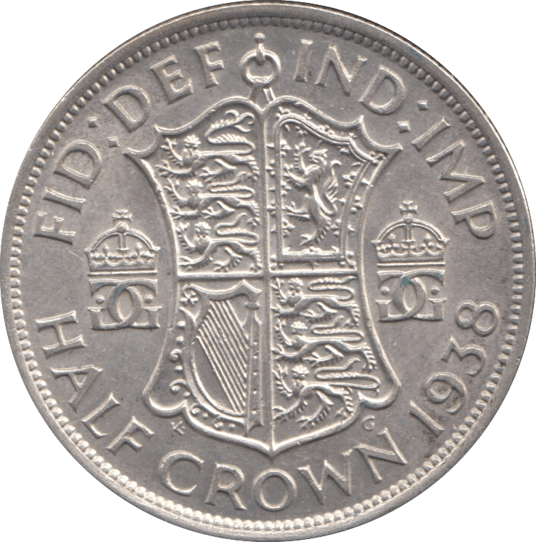 1938 HALFCROWN ( AUNC ) - Halfcrown - Cambridgeshire Coins