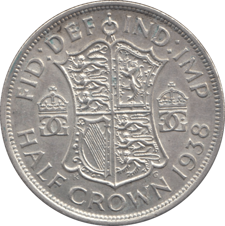 1938 HALFCROWN ( AUNC ) - Halfcrown - Cambridgeshire Coins