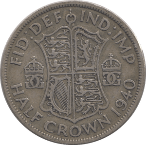 1940 HALFCROWN ( FINE ) - Halfcrown - Cambridgeshire Coins