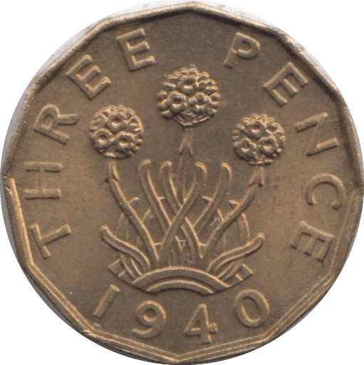 1940 THREEPENCE ( BU ) - Threepence - Cambridgeshire Coins