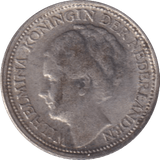 1941 TEN CENTS NETHERLANDS - SILVER WORLD COINS - Cambridgeshire Coins