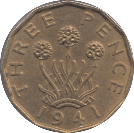 1941 THREEPENCE ( UNC ) - Threepence - Cambridgeshire Coins