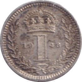 1948 MAUNDY ONE PENCE ( UNC ) - MAUNDY FOURPENCE - Cambridgeshire Coins