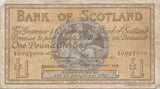 1949 ONE POUND BANKNOTE SCOTLAND - World Banknotes - Cambridgeshire Coins