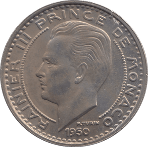 1950 100 FRANCS MONACO - WORLD COINS - Cambridgeshire Coins