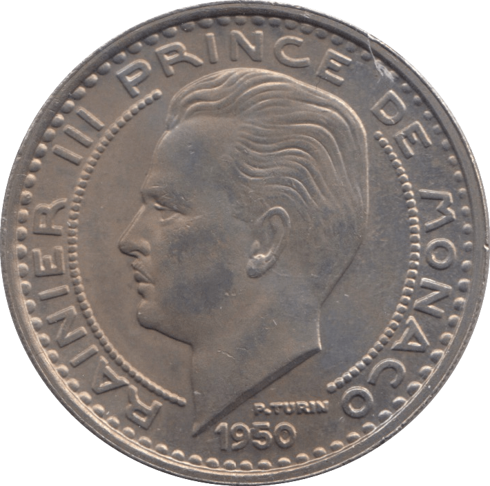 1950 100 FRANCS MONACO - WORLD COINS - Cambridgeshire Coins