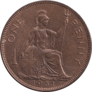 1951 PENNY ( EF ) - PENNY - Cambridgeshire Coins