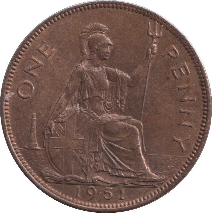 1951 PENNY ( EF ) - PENNY - Cambridgeshire Coins