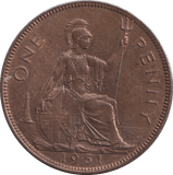 1951 PENNY ( EF ) - PENNY - Cambridgeshire Coins