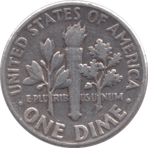 1953 SILVER ONE DIME USA - SILVER WORLD COINS - Cambridgeshire Coins