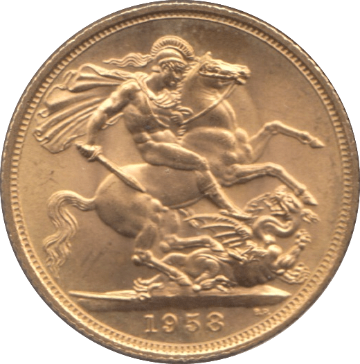 1958 GOLD SOVEREIGN ( UNC ) - SOVEREIGN - Cambridgeshire Coins