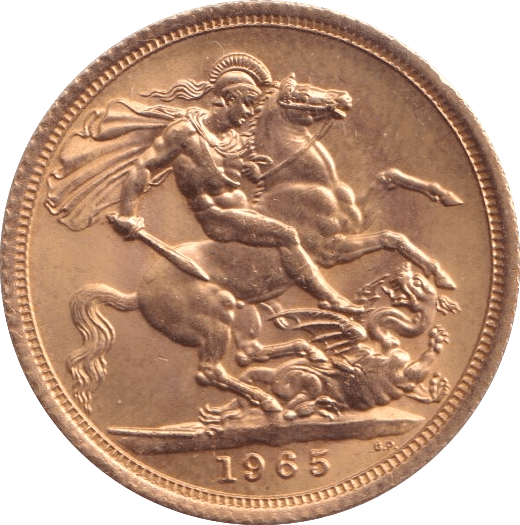 1965 GOLD SOVEREIGN ( AUNC ) - SOVEREIGN - Cambridgeshire Coins