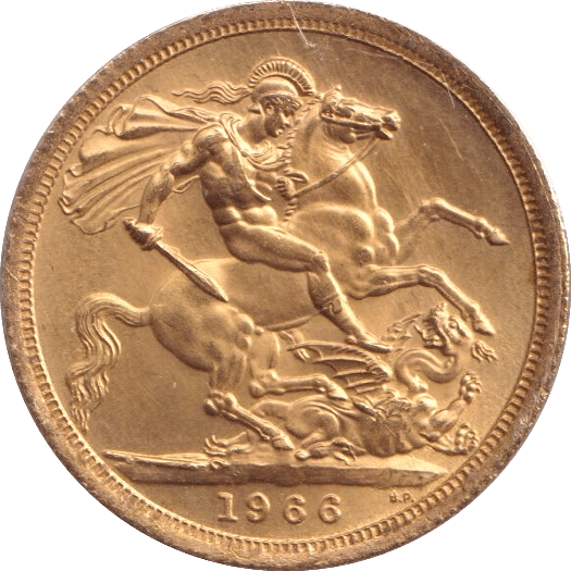 1966 GOLD SOVEREIGN ( UNC ) 2 - SOVEREIGN - Cambridgeshire Coins