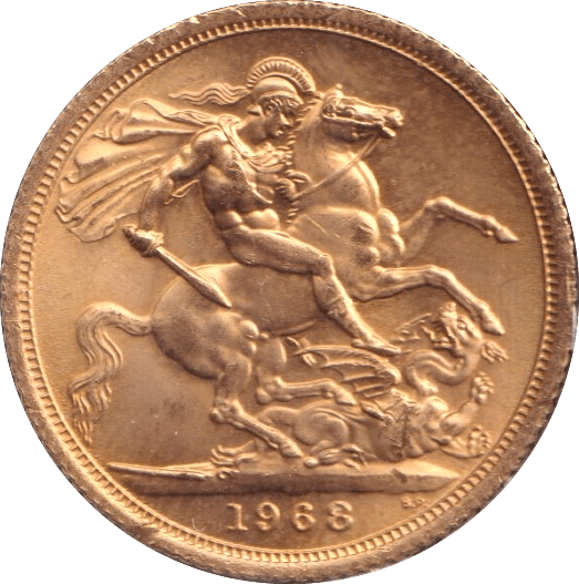 1968 GOLD SOVEREIGN ( AUNC ) - SOVEREIGN - Cambridgeshire Coins