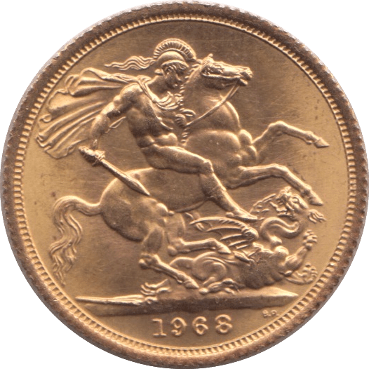 1968 GOLD SOVEREIGN ( UNC ) - Sovereign - Cambridgeshire Coins