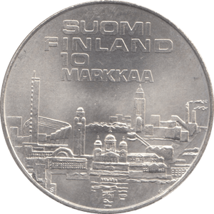 1971 SILVER 1 MARKKA FINLAND - SILVER WORLD COINS - Cambridgeshire Coins