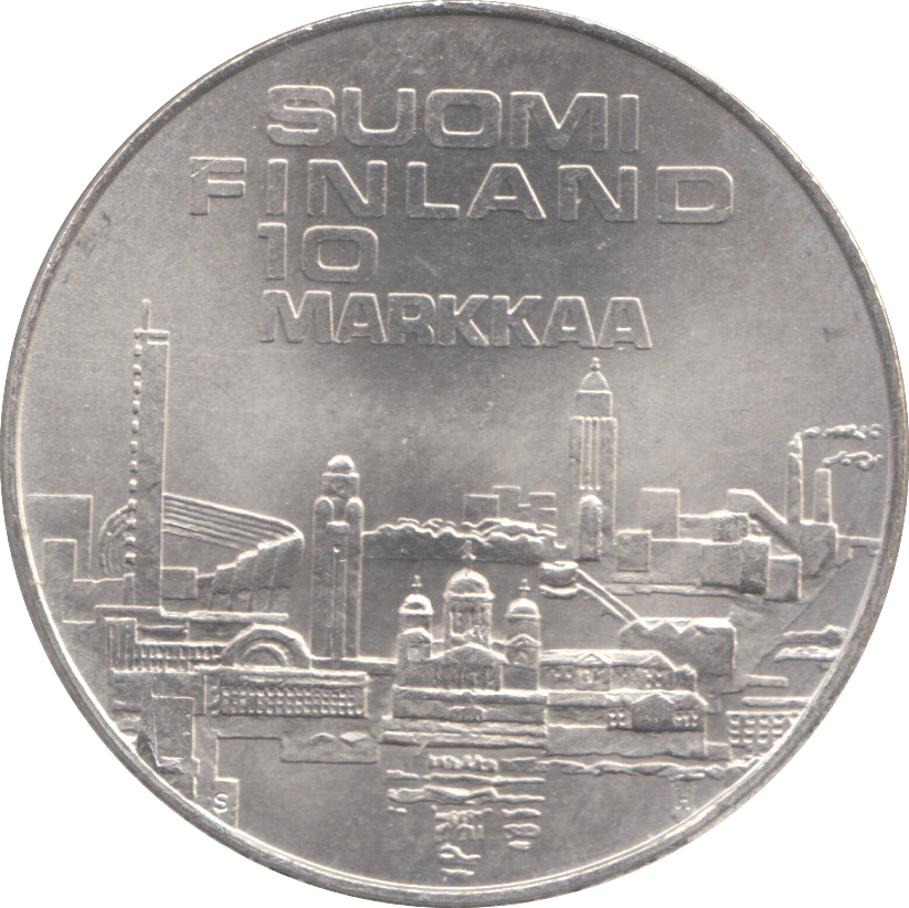 1971 SILVER 1 MARKKA FINLAND - SILVER WORLD COINS - Cambridgeshire Coins