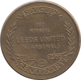 1972 LEEDS VS ARSENAL MEDAL - MEDALS & MEDALLIONS - Cambridgeshire Coins