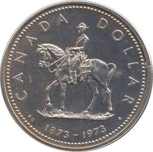 1973 CANADA SILVER ONE DOLLAR - SILVER WORLD COINS - Cambridgeshire Coins