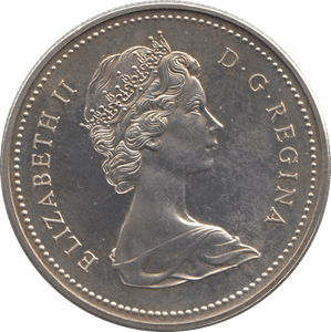 1973 CANADA SILVER ONE DOLLAR - SILVER WORLD COINS - Cambridgeshire Coins