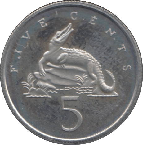 1973 FIVE CENTS JAMAICA ( PROOF ) - WORLD COINS - Cambridgeshire Coins