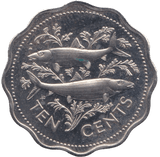 1974 TEN CENTS BAHAMAS ( PROOF ) - WORLD COINS - Cambridgeshire Coins