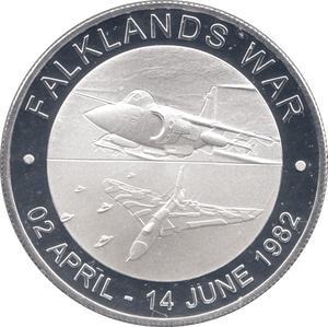 1982 SILVER PROOF FALKLANDS WAR MEDALLION FALKLAND ISLANDS REF 1 - MEDALS & MEDALLIONS - Cambridgeshire Coins