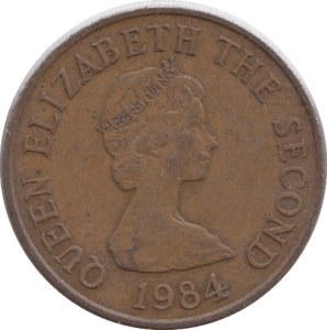 1984 ONE PENNY JERSEY - WORLD COINS - Cambridgeshire Coins