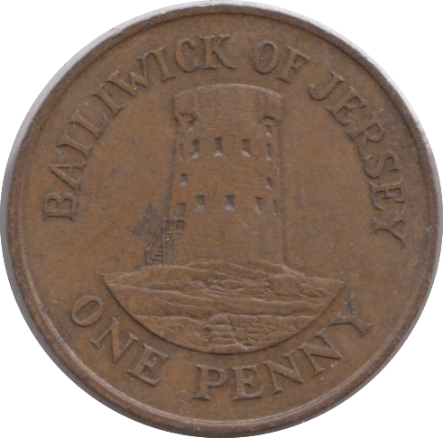 1984 ONE PENNY JERSEY - WORLD COINS - Cambridgeshire Coins