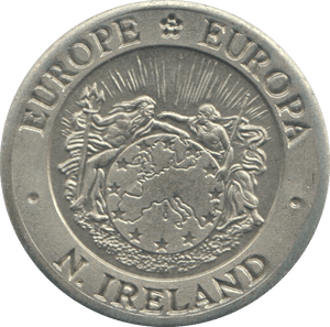 1992 ONE ECU NORTHERN IRELAND - WORLD COINS - Cambridgeshire Coins