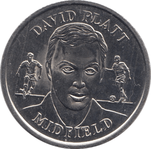 1996 DAVID PLATT ENGLAND FOOTBALL MEDAL - MEDALS & MEDALLIONS - Cambridgeshire Coins