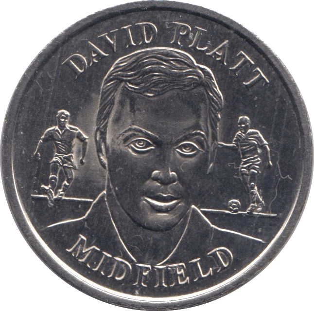 1996 DAVID PLATT ENGLAND FOOTBALL MEDAL - MEDALS & MEDALLIONS - Cambridgeshire Coins