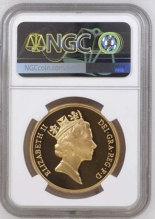 1997 GOLD PROOF £5 SOVEREIGN ( NGC ) PF 68 ULTRA CAMEO - NGC GOLD COINS - Cambridgeshire Coins