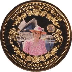 1997 MEDALLION DIANNA PRINCESS OF WALES (PINK DRESS) - MEDALS & MEDALLIONS - Cambridgeshire Coins