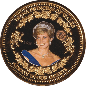 1997 MEDALLION DIANNA PRINCESS OF WALES (PROFILE) - MEDALS & MEDALLIONS - Cambridgeshire Coins