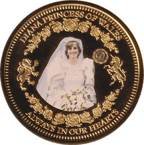 1997 MEDALLION DIANNA PRINCESS OF WALES (WEDDING) - MEDALS & MEDALLIONS - Cambridgeshire Coins