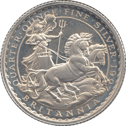 1997 SILVER 1/4 OUNCE PROOF BRITANNIA - SILVER WORLD COINS - Cambridgeshire Coins
