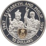 1997 SILVER PROOF TEN DOLLAR EAST CARIBBEAN STATES - SILVER WORLD COINS - Cambridgeshire Coins