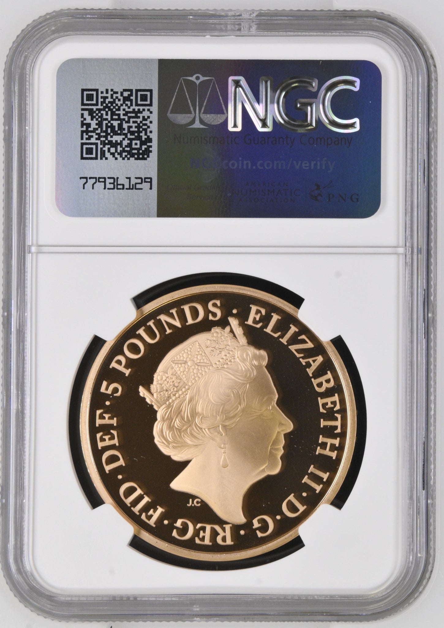 1998 GOLD PROOF £5 SOVEREIGN ( NGC ) PF 68 ULTRA CAMEO NGC GOLD COINS ...