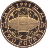 1999 £2 GOLD DOUBLE SOVEREIGN ( PROOF ) - Double Sovereign - Cambridgeshire Coins