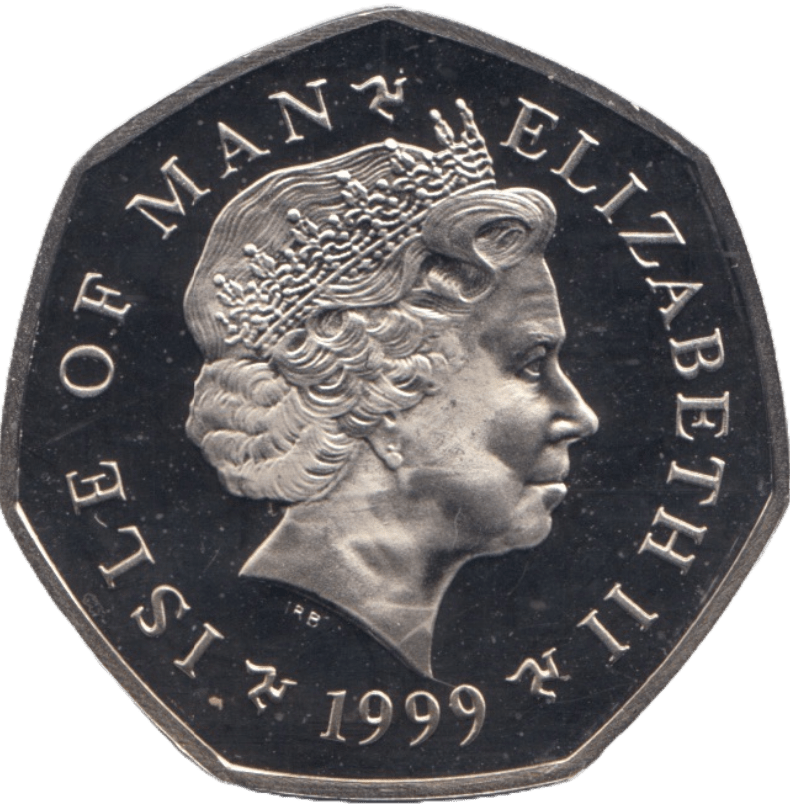 1999 PROOF VICTORIAN FAMILY CHRISTMAS 50P ISLE OF MAN - 50P CHRISTMAS COINS - Cambridgeshire Coins